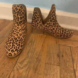 Sexy Leopard Faux Fur Booties